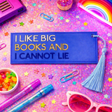 DIGITAL DOWNLOAD 5x7 Multi I Like Big Books Bookmark ITH Embroidery Design