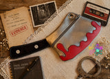 DIGITAL DOWNLOAD Applique Cleaver Horror Zipper Bag 2 HOOPINGS 4 SIZES