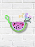 DIGITAL DOWNLOAD Applique Watermelon Squishy Keychain