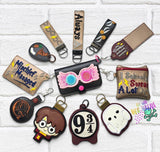 DIGITAL DOWNLOAD Applique Wizard Wristlet Essentials Set 12 DESIGNS INCLUDED