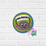 DIGITAL DOWNLOAD You Rock Patch 3 SIZES INCLUDED