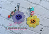 DIGITAL DOWNLOAD Pumpkin Jack O Lantern Flower Ornament Bag Tag Bookmark