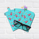 Quilted Flamingo Glasses Case Bundle | 3 Designs | Digital Download