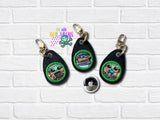 DIGITAL DOWNLOAD Appique Air Tag Key Chain Holder ONE HOOPING