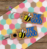 DIGITAL DOWNLOAD Bee The Good Snap Tab Key Chain and Eyelet Charm