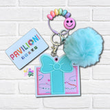 DIGITAL DOWNLOAD Applique Present Gift Card Holder Ornament Gift Tag