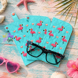 Quilted Flamingo Glasses Case Bundle | 3 Designs | Digital Download