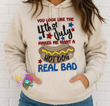 DIGITAL DOWNLOAD You Look Like The 4th Of July 3 SIZES INCLUDED APPLIQUE AND FULL FILL OPTIONS Fourth