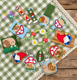 DIGITAL DOWNLOAD Applique Woodland Whimsy Wristlet Essentials Set 11 DESIGNS INCLUDED