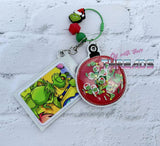 DIGITAL DOWNLOAD Applique 3D Shaker Round Ornament Bag Tag Bookmark