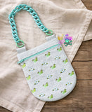 DIGITAL DOWNLOAD Quilted Pears Round Bottom Bag