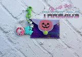 DIGITAL DOWNLOAD Pumpkin Jack O Lantern Gift Card Snap Holder
