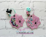 DIGITAL DOWNLOAD 3D Shaker Arachnid Spider Spiderweb Web Bag Tag Bookmark Ornament