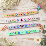 🐝🦋🌼Whimsical Garden: Water Bottle Strap | 2 Sizes | 4 Designs | Digital Download