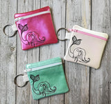 DIGITAL DOWNLOAD Little Mermaid Girl Zipper Bag 5 SIZES INCLUDED