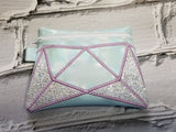 DIGITAL DOWNLOAD Shanna Clutch Applique Zipper Bag Lined and Unlined