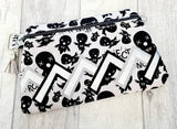 DIGITAL DOWNLOAD Kim Clutch Applique Zipper Bag Lined and Unlined