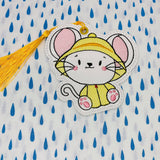 DIGITAL DOWNLOAD Rainy Day Mouse Sketch Bookmark