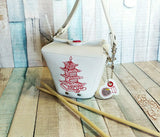 DIGITAL DOWNLOAD Chinese Take Out Box ITH Project and Charm Set 4 Sizes 6x10 and Up