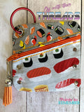 DIGITAL DOWNLOAD Unagi Asymmetrical Clutch Set 5 SIZES INCLUDED