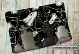 DIGITAL DOWNLOAD Applique Graveyard Mug Rug and Place Mat Set 4 SIZES