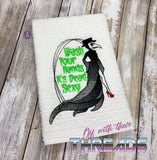 DIGITAL DOWNLOAD Wash Your Hands Plague Doctor Design 3 SIZES INCLUDED