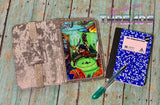 DIGITAL DOWNLOAD 5x7 Applique Mini Composition Notebook Cover UPDATED TO INCLUDE SHAKER OPTION