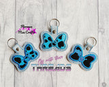 DIGITAL DOWNLOAD Applique Bow Snap Tab