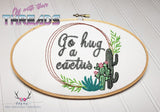 DIGITAL DOWNLOAD ITH Snarky Cactus Design Set 2 Sizes and 2 Versions included
