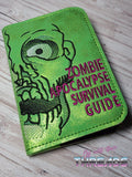 DIGITAL DOWNLOAD 5x7 Zombie Apocalypse Survival Guide Mini Comp Book Cover