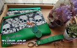 DIGITAL DOWNLOAD Ashley Clutch Applique Zipper Bag Lined and Unlined