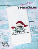 DIGITAL DOWNLOAD Sinister Santa BUNDLE 3 Versions 3 Sizes Included Applique