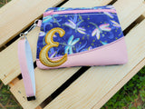 DIGITAL DOWNLOAD Letter E Clutch Applique Zipper Bag Lined and Unlined Alphabet