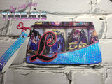 DIGITAL DOWNLOAD Letter L Clutch Applique Zipper Bag Lined and Unlined Alphabet