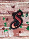 DIGITAL DOWNLOAD Applique Alphabet Ornament Bookmark Set 26 DESIGNS INCLUDED