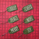 DIGITAL DOWNLOAD Farmhouse Gift Tag Set 6 DESIGNS INCLUDED