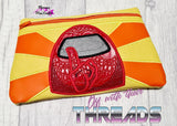 DIGITAL DOWNLOAD Shhh Sus Dude Clutch Applique Zipper Bag Lined and Unlined