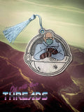DIGITAL DOWNLOAD Bernie Mittens In Pod Bookmark Ornament Gift Tag 2 OPTIONS INCLUDED