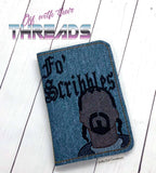 DIGITAL DOWNLOAD Fo Scribbles Mini Comp Notebook Cover Holder