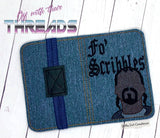 DIGITAL DOWNLOAD Fo Scribbles Mini Comp Notebook Cover Holder