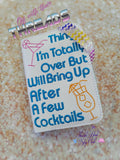 DIGITAL DOWNLOAD After A Few Cocktails Mini Comp Notebook Holder