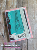 DIGITAL DOWNLOAD Applique Passport Vaccination Holder 6x8 TWO HOOPINGS