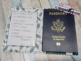 DIGITAL DOWNLOAD Applique Necessary Koalafications Koala Passport Vaccination Holder 6x8 TWO HOOPINGS