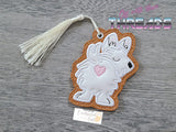 DIGITAL DOWNLOAD Applique Scottish Terrier Bookmark Gift Tag Ornament