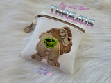 DIGITAL DOWNLOAD 5x5 ITH Applique Cocker Spaniel Zipper Bag Lined and Unlined 2021