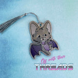 DIGITAL DOWNLOAD Cutie Bat Bookmark Gift Tag Ornament