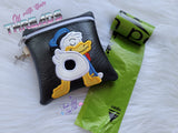 DIGITAL DOWNLOAD 5x5 ITH Applique Donald Bum Poo Zipper Bag Lined and Unlined