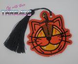 DIGITAL DOWNLOAD Cat O Lantern Halloween Bookmark Gift Tag Ornament