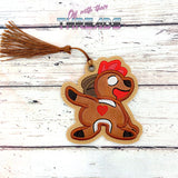 DIGITAL DOWNLOAD Applique Meerkat Bookmark Gift Card Ornament