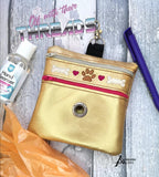 DIGITAL DOWNLOAD Double Zip Dog Walking Combo Bag 4 SIZES INCLUDED UNLINED